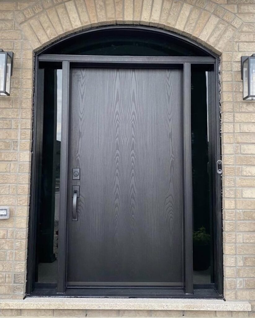 Entry Door Black Tinted Sidelites