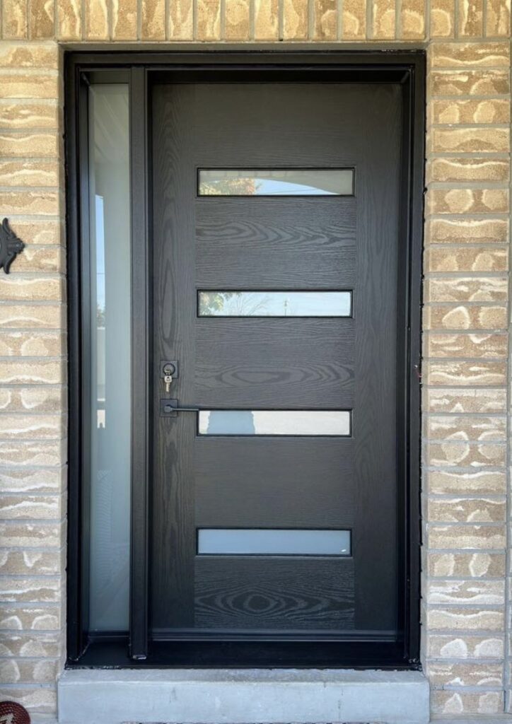 Modern Fibreglass Entry Door